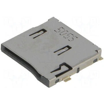 Connector: for cards | SD Micro | push-push | SMT 