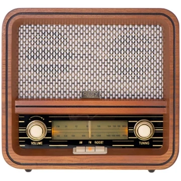 Radio uztvērējs Camry Retro CR 1188, brūna krās