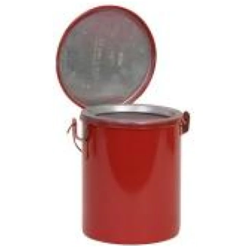 JUSTRITE B600-Cinkota tērauda sols un Daub Cans-Ea