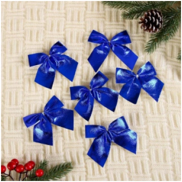 Ziemassvētku egles bantes 8*7 cm (6 gb.) 15151 475