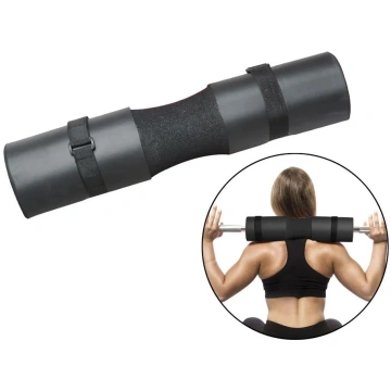 4Fizjo stieņa aizsargpaliktnis, melns - barbell pa