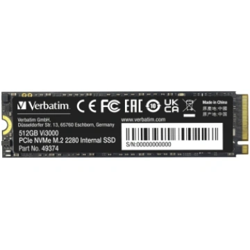 Cietais disks Verbatim Vi3000 512GB (49374)