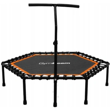 GymBeam sporta fitnesa batuts ar rokturiem, 122 cm