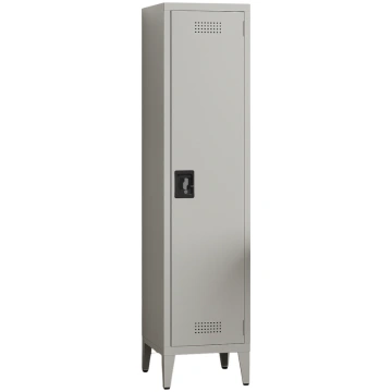 1 vietīga metāla garderobe uz kājām