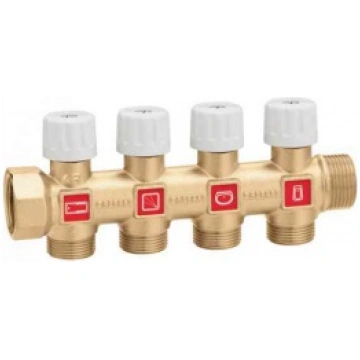 *CALEFFI Kolektori ūdensapgādei 3 ceļu 3/4