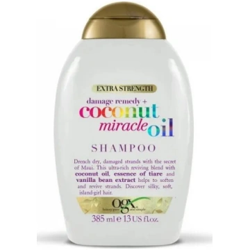 Šampūns OGX Coconut Oil Miracle Oil sausiem un boj