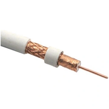 CABLE TV RG-6 1.02 CU 64CU WHITE (100) 47720130658