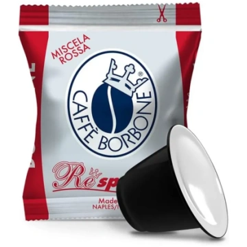 100 Capsule Nespresso Caffè Borbone Miscela Rossa