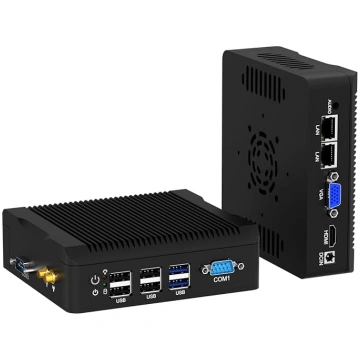 Rūpniecības mini dators bez ventilatora ar Celeron