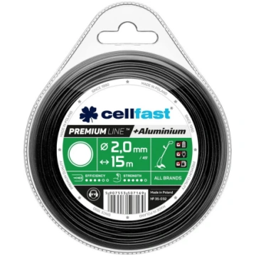 Spoles aukla Cellfast 2,4 mm x 15 m, apaļa griešan