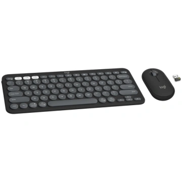 LOGITECH Pebble 2 Bluetooth Keyboard Combo - TONAL