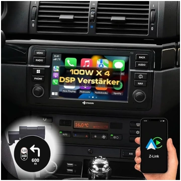 DYNAVIN Android auto radio ar satelītnavigāciju BM