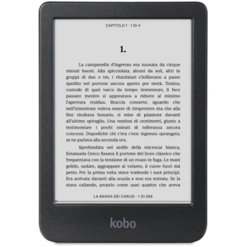 Kobo Clara BW 6" e-book reader, black (N365-KU-BK-