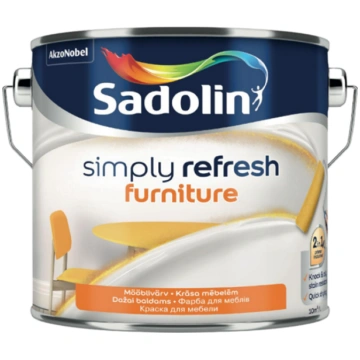 Krāsa mēbelēm SADOLIN SIMPLY REFRESH BW, 0.5l, bal