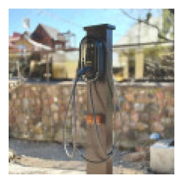 EV uzlādes stacija 22kW. tīkls. LCD 3.8 displejs. 