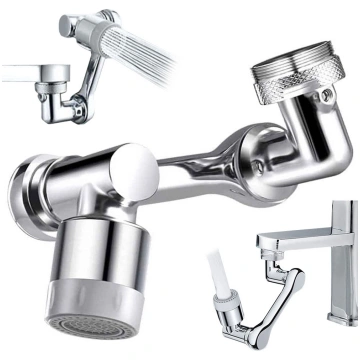 Krāna pagarinātājs un aerators 1080° Hroms - fauce