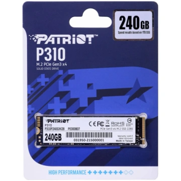 SSD Patriot P310 240GB M.2 2280 PATRIOT MEMORY P31