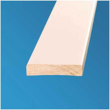 Aploda masīvkoka krāsota Balta 12x56x2200