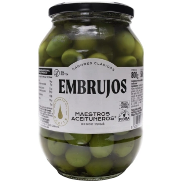 Zaļās olīvas ar kauliņiem MAESTROS ACEITUNEROS Cam