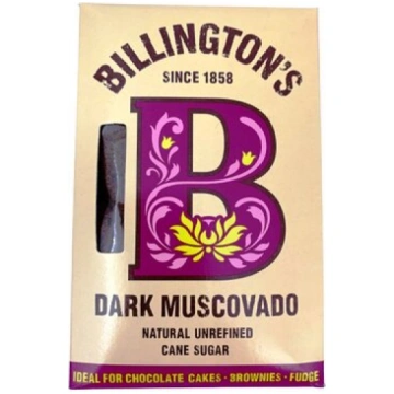 Nerafinēts cukurniedru cukurs Dark Muscovado Billi