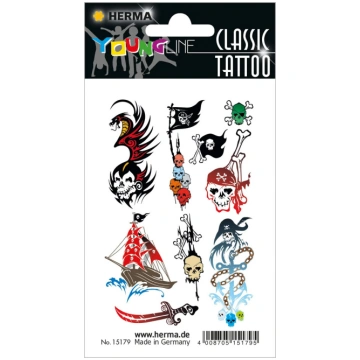 Pagaidu tetovējumi TEKA HERMA CLASSIC tattoo colou