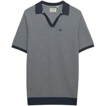 Superdry - Johnny Collar Knitted Polo - izmērs XL