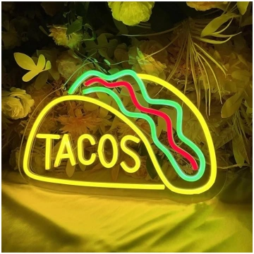 Tacos neona zīme LED Tacos neona gaismas Meksikas 