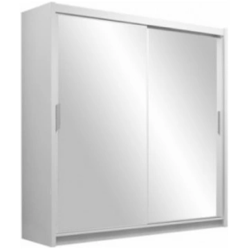 Skapis PARIS 203 balts/spogulis 76211