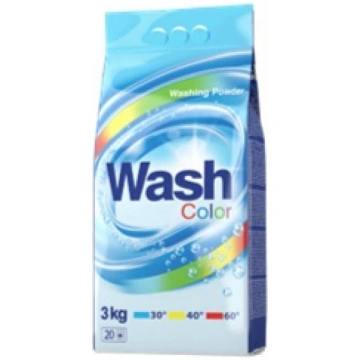 Veļas pulveris "Wash" krāsainai veļai 3 kg