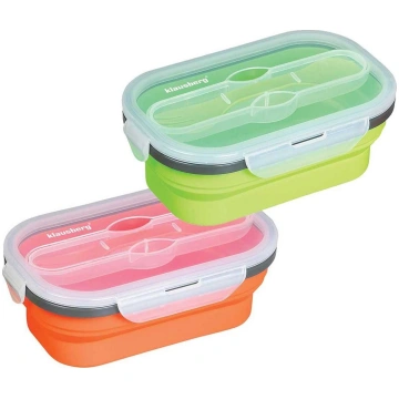 Klausberg SILIKONOWY SKLADANY LUNCH BOX KLAUSBERG 