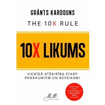Grāmata 10X Likums. Grants Kārdouns