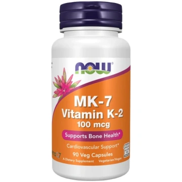Now Foods NOW FOODS K2 MK7 vitamīns 100 µg - 90 ka