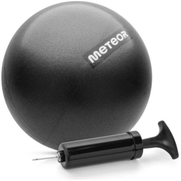 Pilates bumba Meteor 22 cm melna
