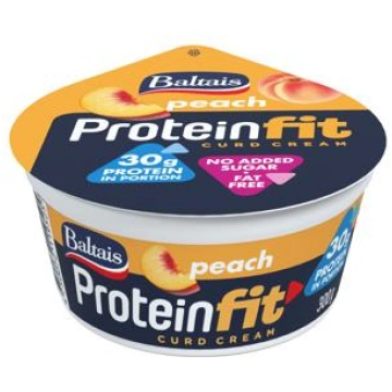 Biezpiena krēms Protein BALTAIS persiku 300g