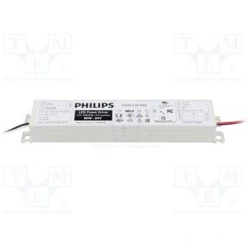 Power supply: switching; LED; 80W; 24VDC; 100mA÷3.