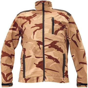 ČERVA CRAMBE bēšas kamuflāžas softshell jaka, XL i