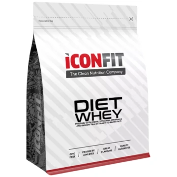 ICONFIT Diet Whey - Strawberry pulveris, 1000 g