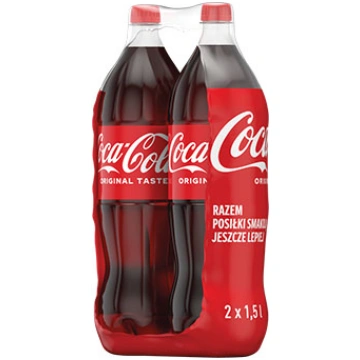 DZĒRIENS GĀZ. COCA-COLA ZIP-PACK 1.5L