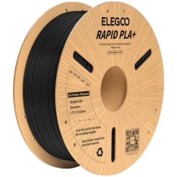 ELEGOO Rapid PLA+ Filament (Black) 50.203.0114