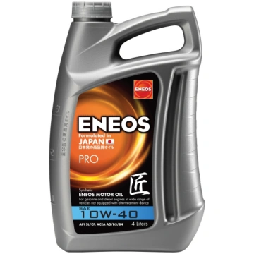 Motoreļļa ENEOS PRO 10W-40, API SL/CF, ACEA A3/B4 