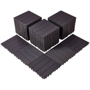 VEVOR 54 bloķējošās klāju flīzes, 30×30 cm, 5 m² ū