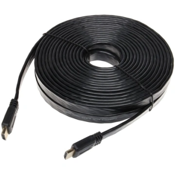 Kabel HDMI - HDMI 10m czarny (HDMI-10-FL) HDMI-10-