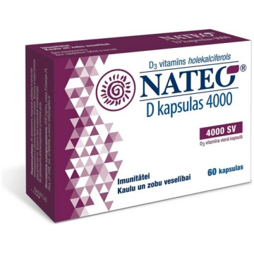 Uztura bagātinātājs Nateo D 4000 SV kapsulas N60