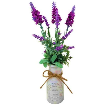 Mākslīgie ziedi vāzē 32cm lavanda