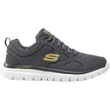 SCARPA SKECHERS BURNS COL BBK - GRIGIO / 11½ (EU 4