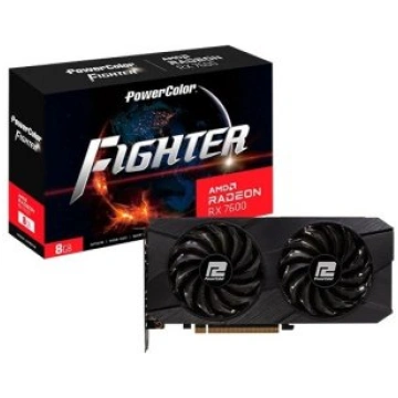 PowerColor Fighter RX7600 8G-F graphics card POC