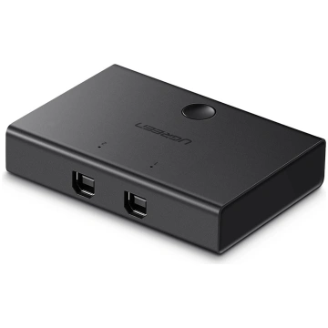 Ugreen switch switch 2xUSB-B - USB-A black (30345)