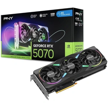 PNY GeForce RTX 5070 12GB ARGB OC Triple Fan Grafi