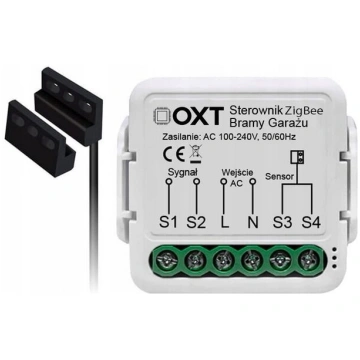 Oxt Zigbee modulis garāžas durvju motoram ar senso