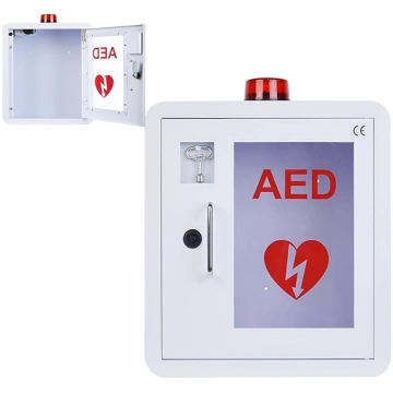 AED defibrilatora glabāšanas skapis, medicīniskās 